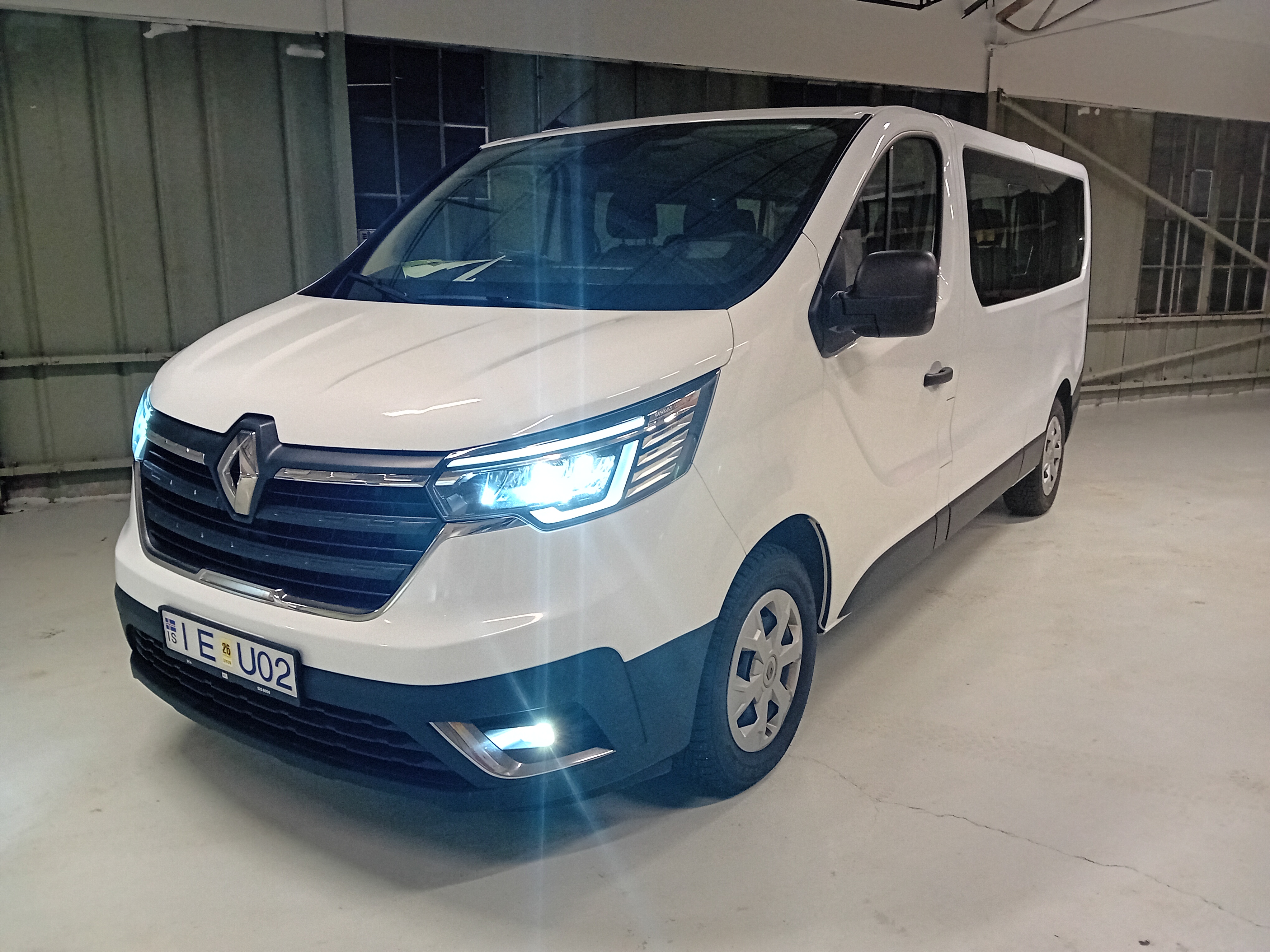 Van Renault Trafic in Reykjavik Iceland