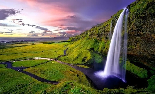 seljalandsfoss waterfall south iceland